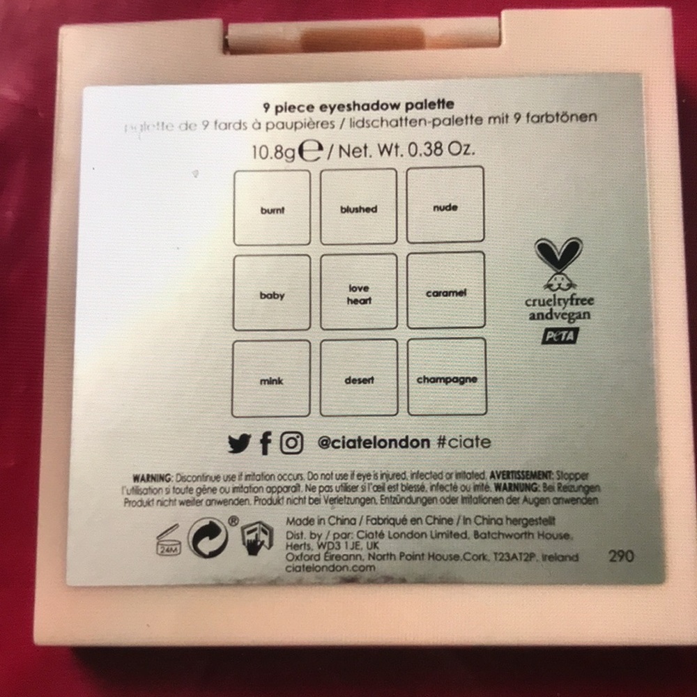 NEW Ciate trend Edit 9 shade Eyeshadow palette New BNIB - Picture 5 of 8